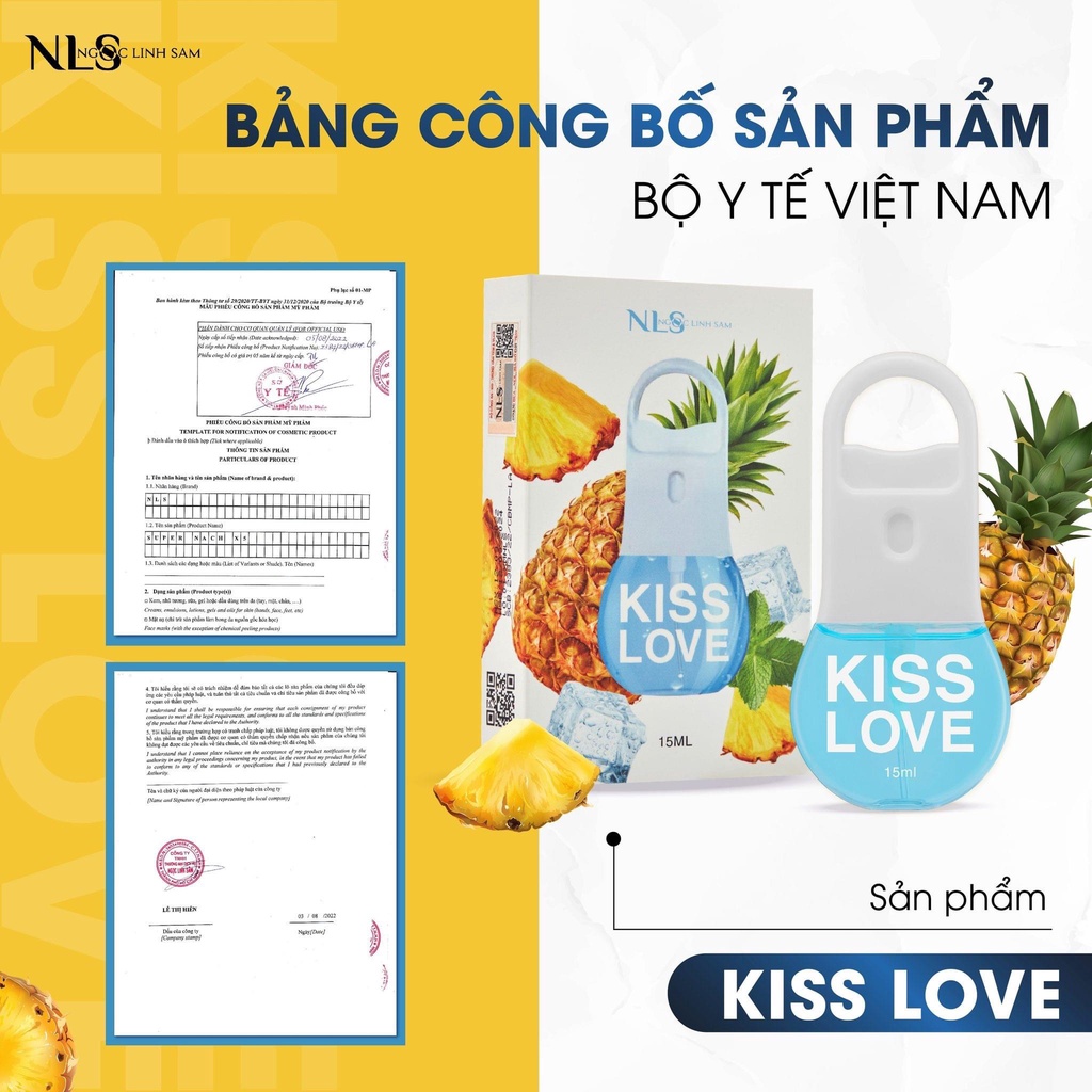 Combo SUPER NACH X5 2IN1 Serum nach, Toner nach 40ml,tặng Xịt miệng Kiss Love NLS