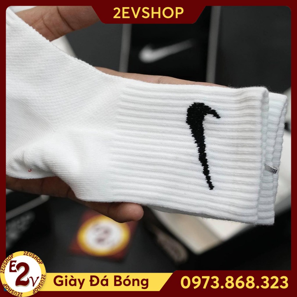 Hộp tất cotton 5 đôi phụ kiện đá bóng nam chất, combo vớ thể thao cao cấp - 2EVSHOP