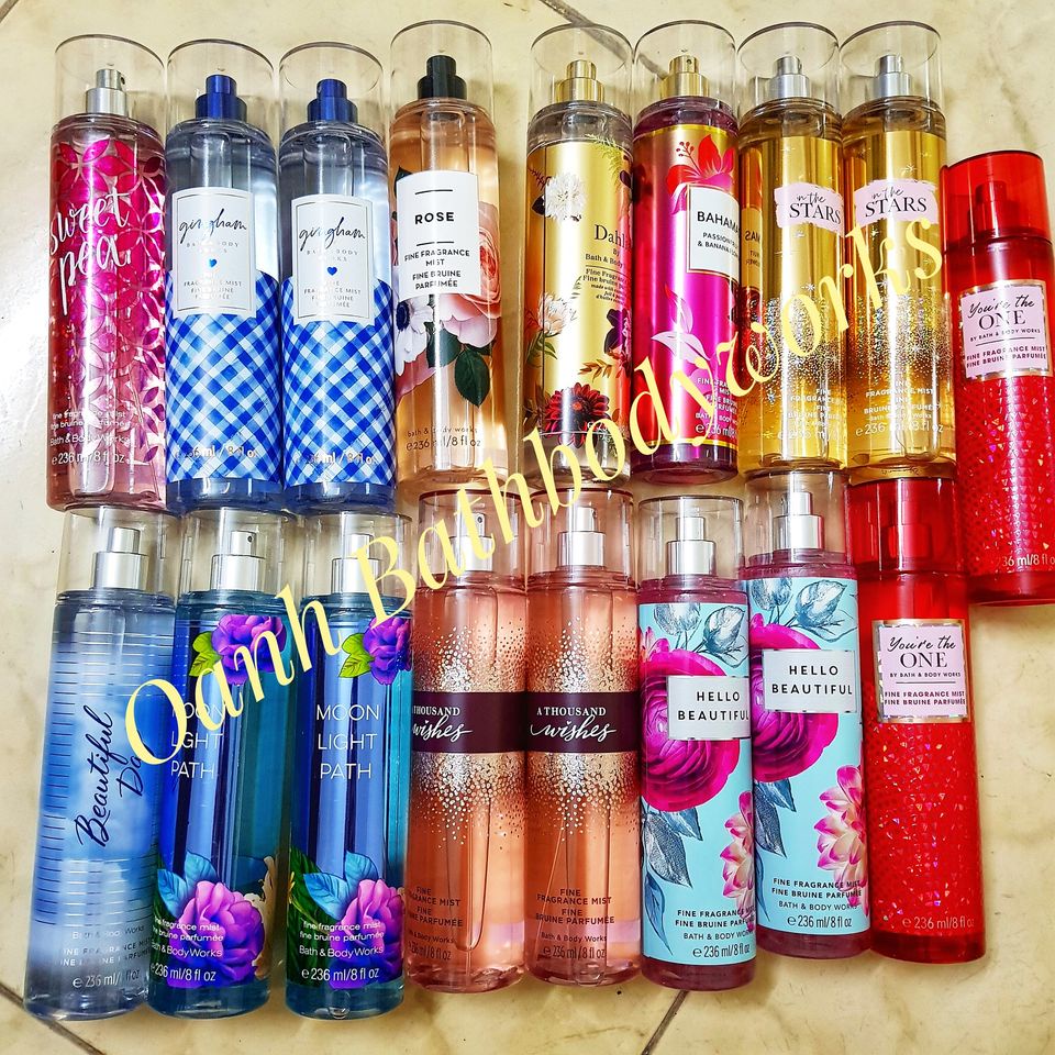 [Đủ mùi] Xịt thơm body mist Bath & Body Works (Auth) | Thế Giới Skin Care