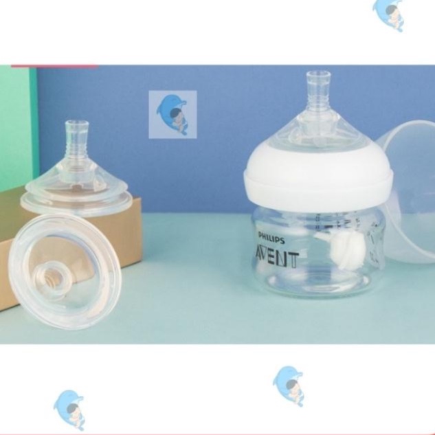 Núm Ống Hút Silicon Cho Bé Tập Hút An Toàn Thay Thế Núm Ti Thành Bình Uống Nước, Dốc Không Chảy Nước