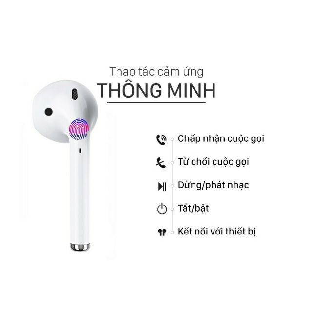 Mini Bluetooth Earphone 5.0 Wireless Headphones Sport Headsets Tai nghe bluetooth cảm biến vân tay