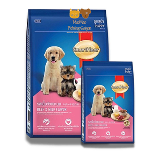 Smartheart - thức ăn chó con vị bò và sữa 1.5kg