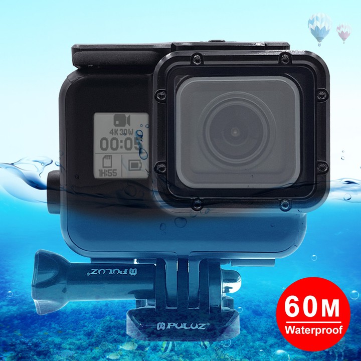 Case vỏ chống nước GoPro Hero 7 Puluz (ver.New) up to 60m - Hàng chính hãng