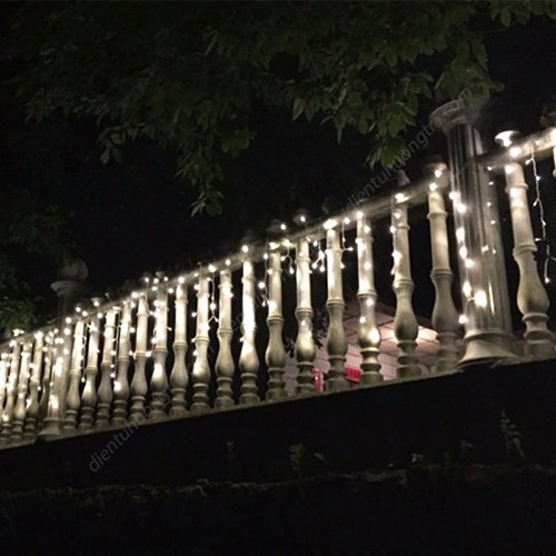 Dây Đèn Led Rèm NGÂN HÀ Ngang 8m, Dài 0.6m 240Leds
