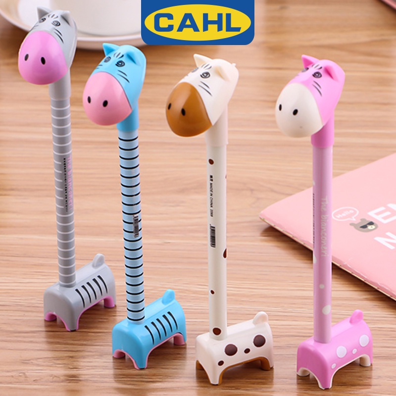 1 Bút Bi Ngòi 0.5mm Họa Tiết Hoạt Hình Dễ Thương