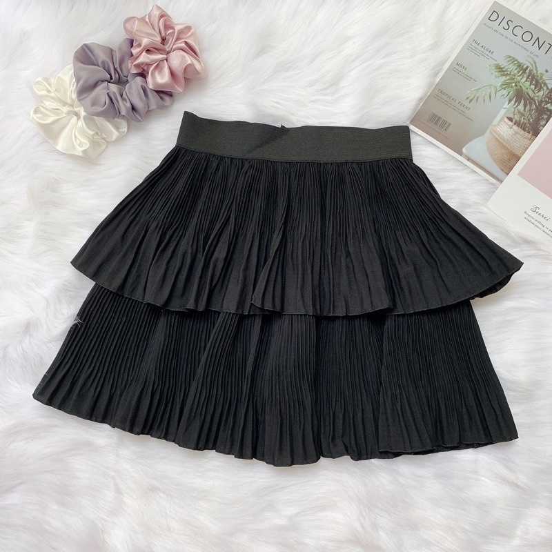 CHÂN VÁY DẬP LY 2 TẦNG