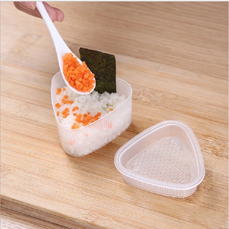 1 Khuôn Nhựa Hình Tam Giác Dùng Làm Sushi Onigiri DIY