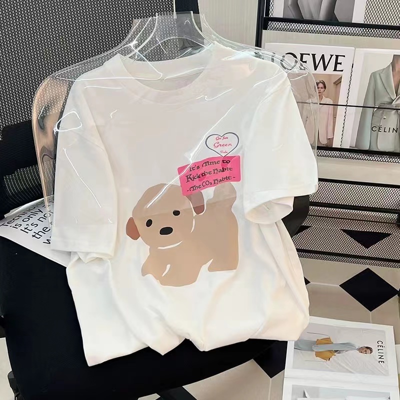 NRVP Áo Thun Cổ Tròn Oversize Thời Trang Hàn Quốc 2022 Cho Nữ