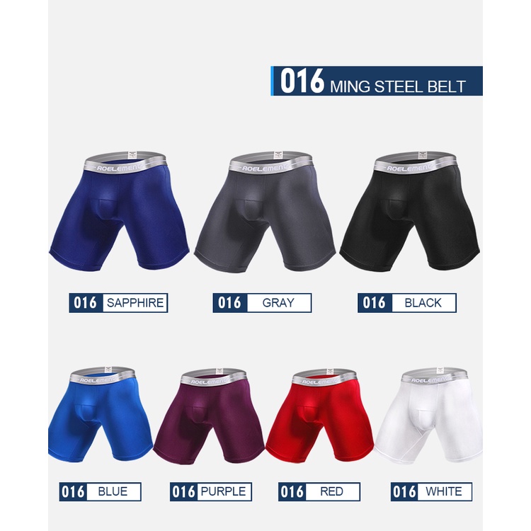 Quần lót boxer thể thao dáng dài thời trang cho nam 016