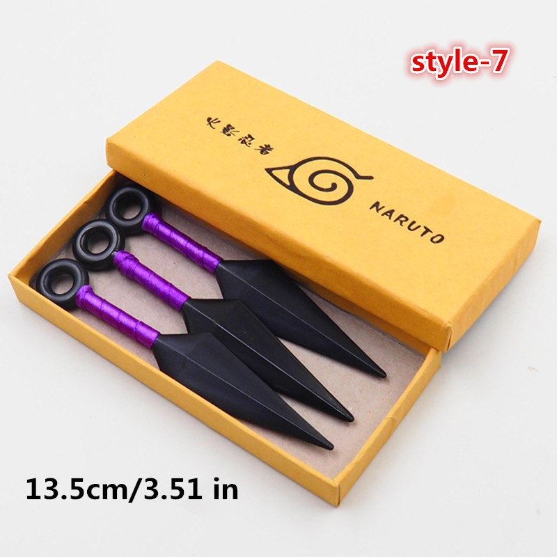 Phụ kiện hóa trang phim họa hình Naruto Kunai Shuriken Ninja Uchiha Itachi Kakashi 10 kiểu dáng