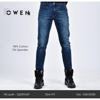 [OWEN SALE] QUẦN JEAN BÒ OWEN QJD81429 MẪU MỚI 2019.
