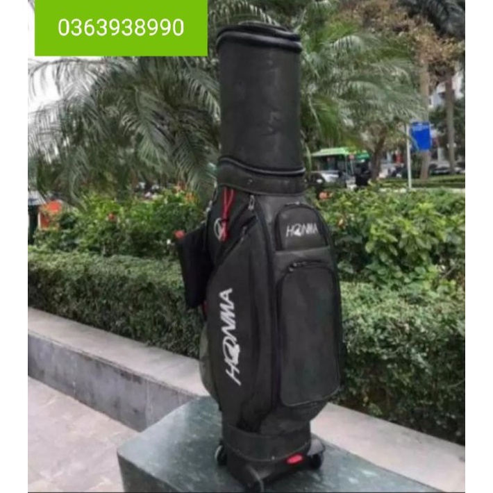 TÚI GẬY GOLF BÁNH XE VẢI BẠT.