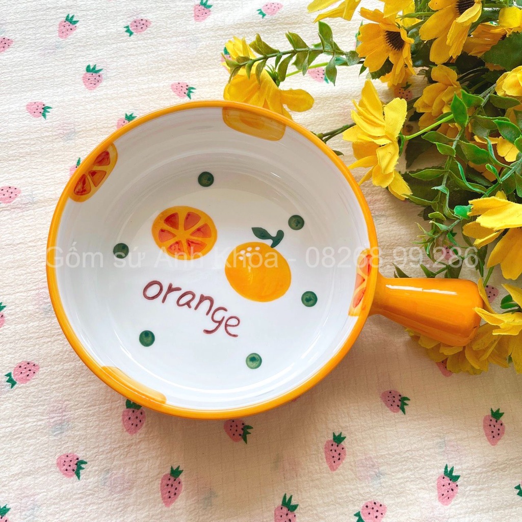 Chén Dĩa Sứ Bát Ăn Cơm Đĩa Sứ Decor trang trí đồ ăn, đựng salat xinh yêu chảo béo hoa quả cực đẹp