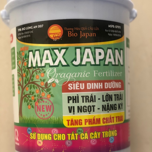Max japan xô 4,5 ký