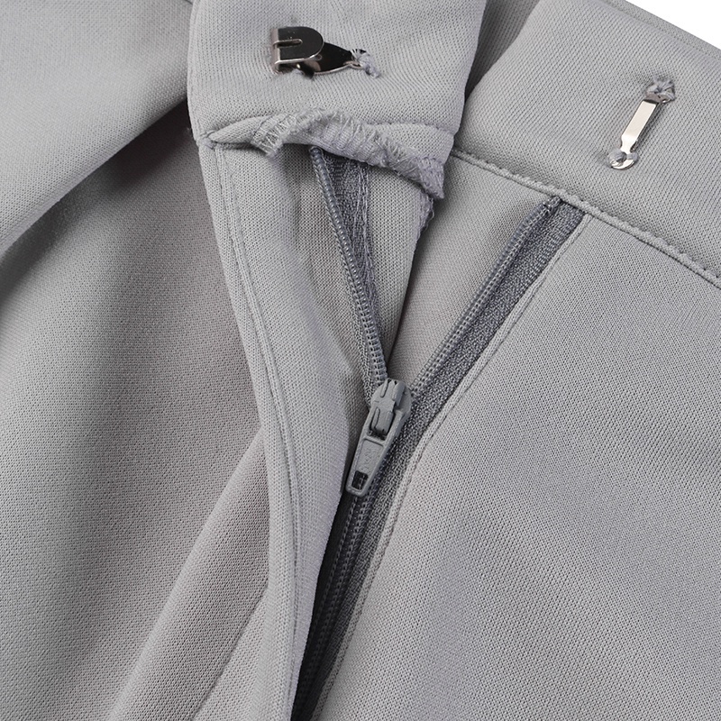 Bộ quần áo Zanzea dáng dài màu trơn lưng thun thời trang vintage cho nữ