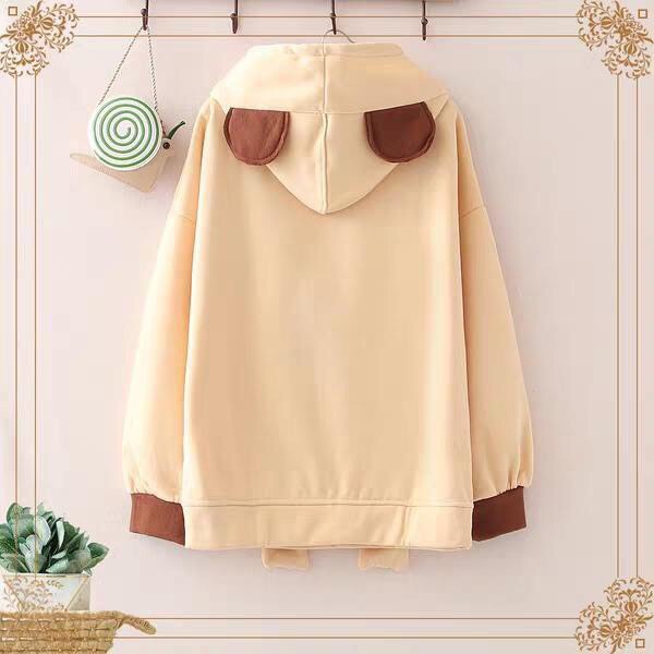[ FREESHIP_50k ] Áo Hoodie In Hình Con Gấu Nhỏ Dễ Thương | BigBuy360 - bigbuy360.vn