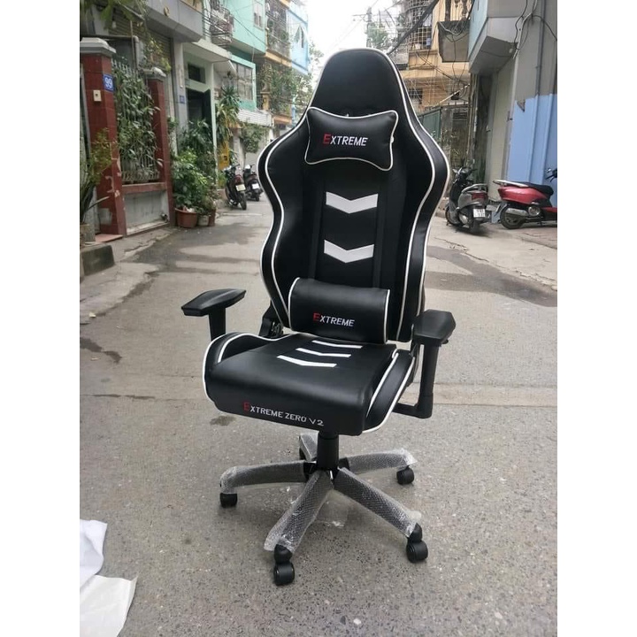 Ghế Extreme V2 Nhập Khẩu , Ghế Chơi Game, Ghế Gaming, Tựa Đầu, Chân Xoay, Êm ái, Bảo hành 12 tháng