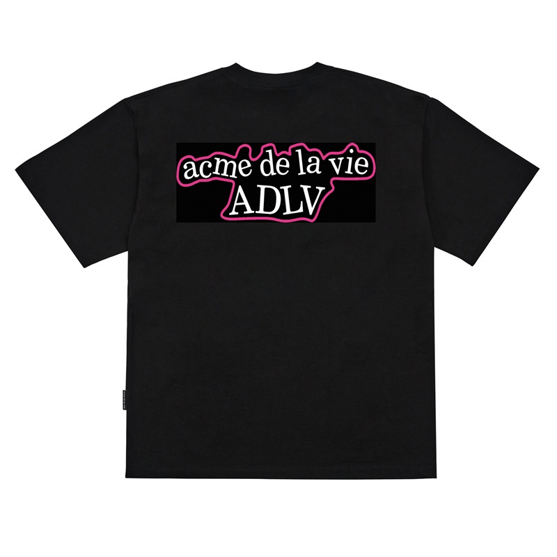 ADLV Áo Thun Cotton Tay Ngắn In Chữ Thời Trang Dành Cho Nam Nữ