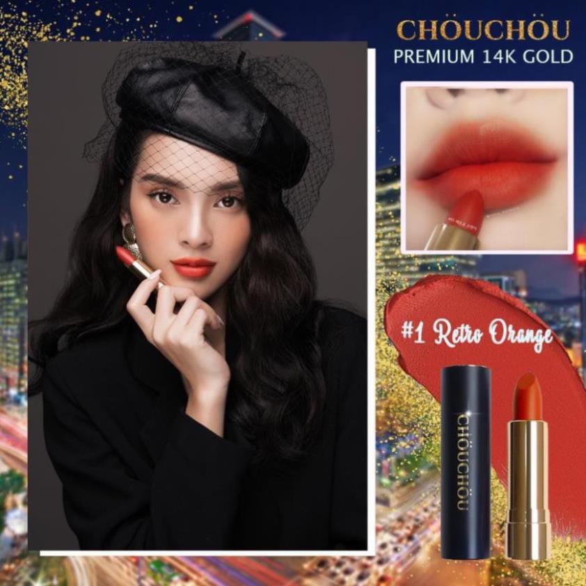 Son Chou Chou Mạ Vàng Premium Matte 14k Gold Edition