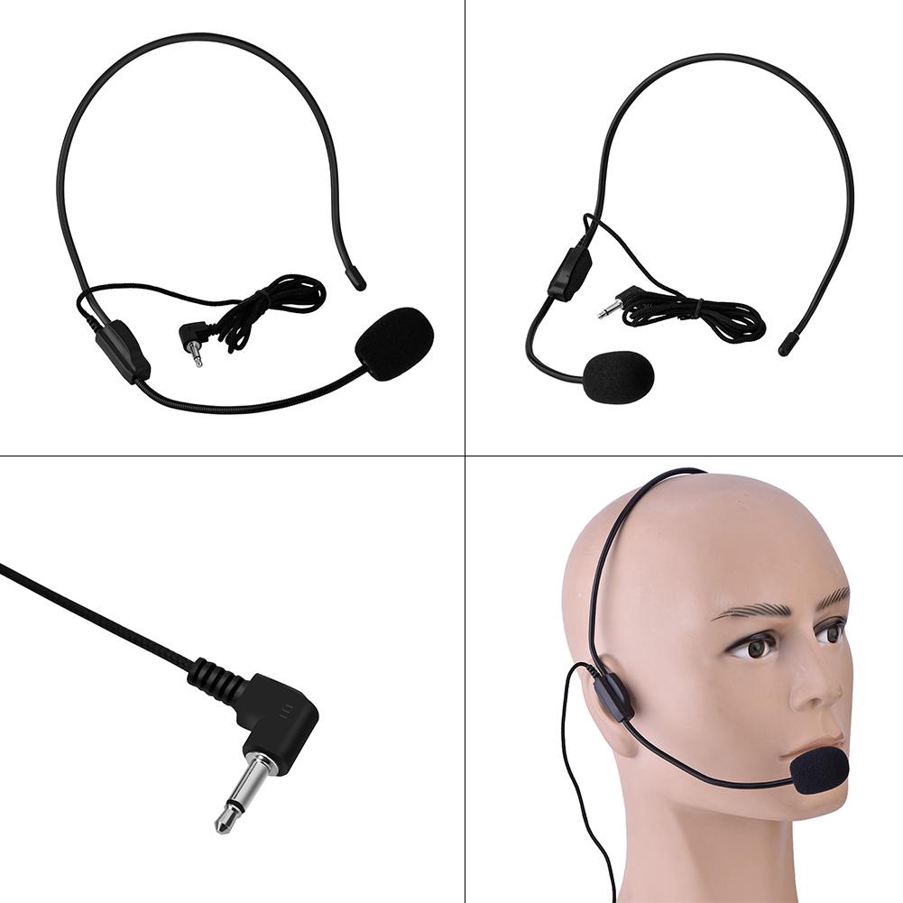 Mic trợ giảng có dây hãng Micro mini có dây 3.5mmđầu tiện dụng  Micro dạng đeo đầu Micro cài áo có dây cho loa khuếch đại âm thanh chuyên dụng