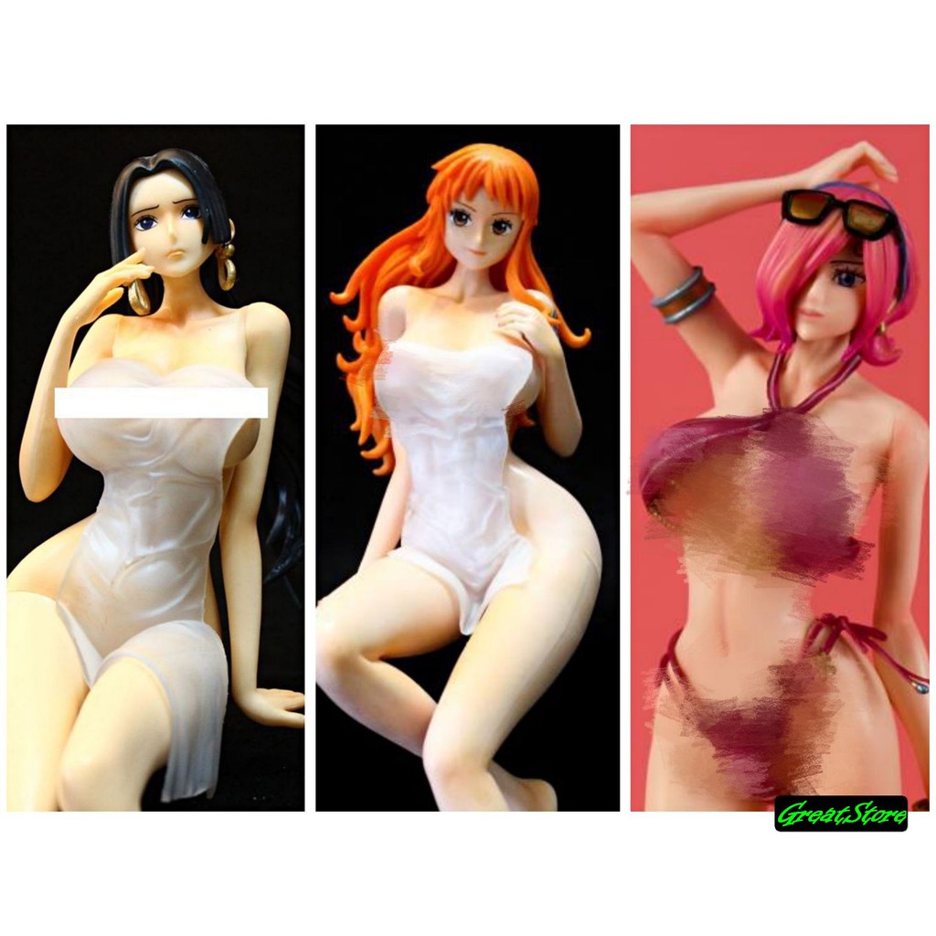 ( Sẵn ) Mô Hình One Piece Nami, Hancock, Lei Jiu Khăn Tắm tỉ lệ 1/7 Figure