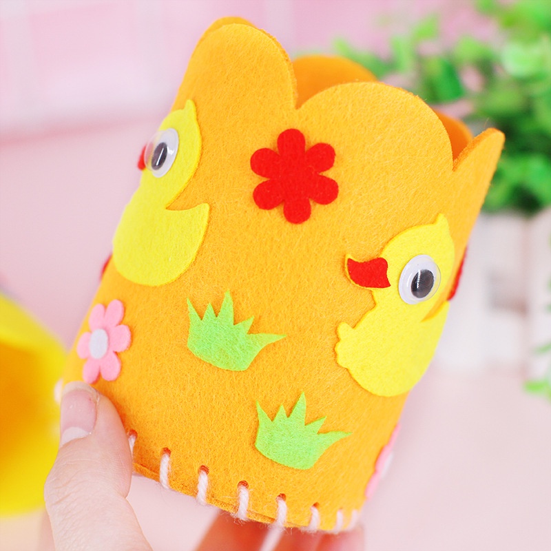 Set tự làm hộp đựng bút thủ công DIY dễ thương cho bé