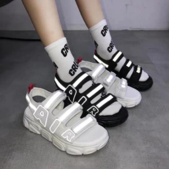 ] Dép sandal nữ 3 quai phản quang