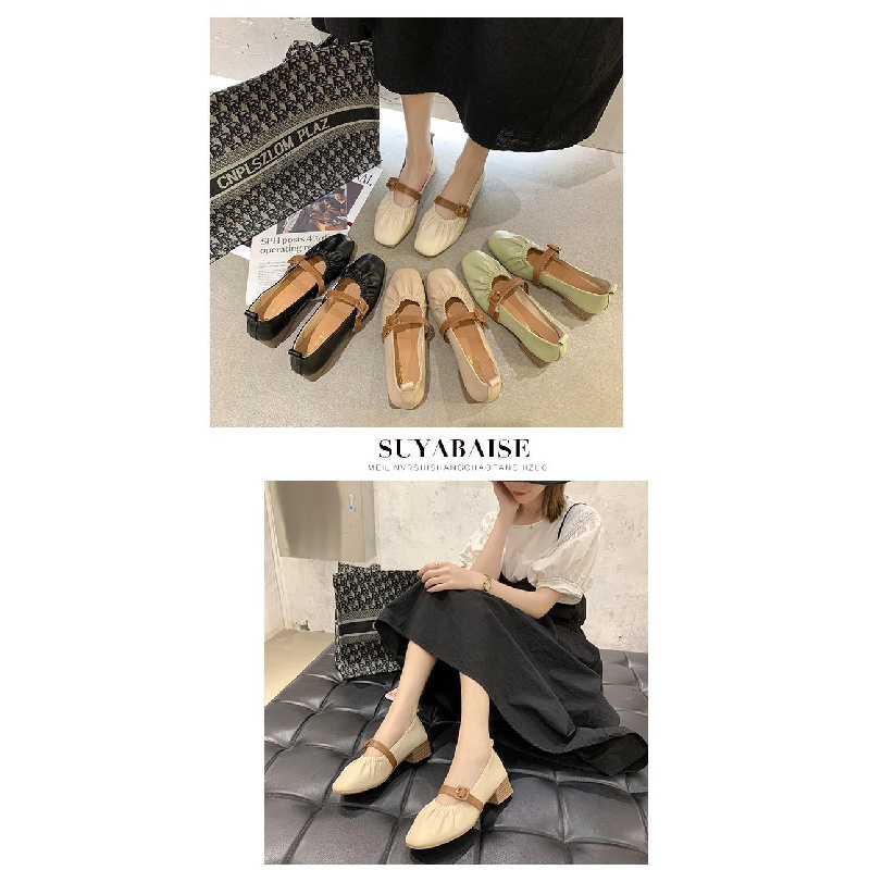 Giày Cao Gót Da Mềm Thời Trang Dành Cho Nữ
