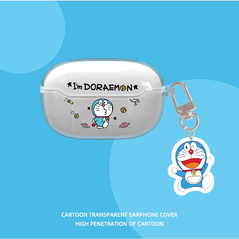 Vỏ Bảo Vệ Hộp Sạc Tai Nghe bluetooth Không Dây JBL Bằng TPU Mềm Trong Suốt Chống Sốc Họa Tiết Hoạt Hình Ốp