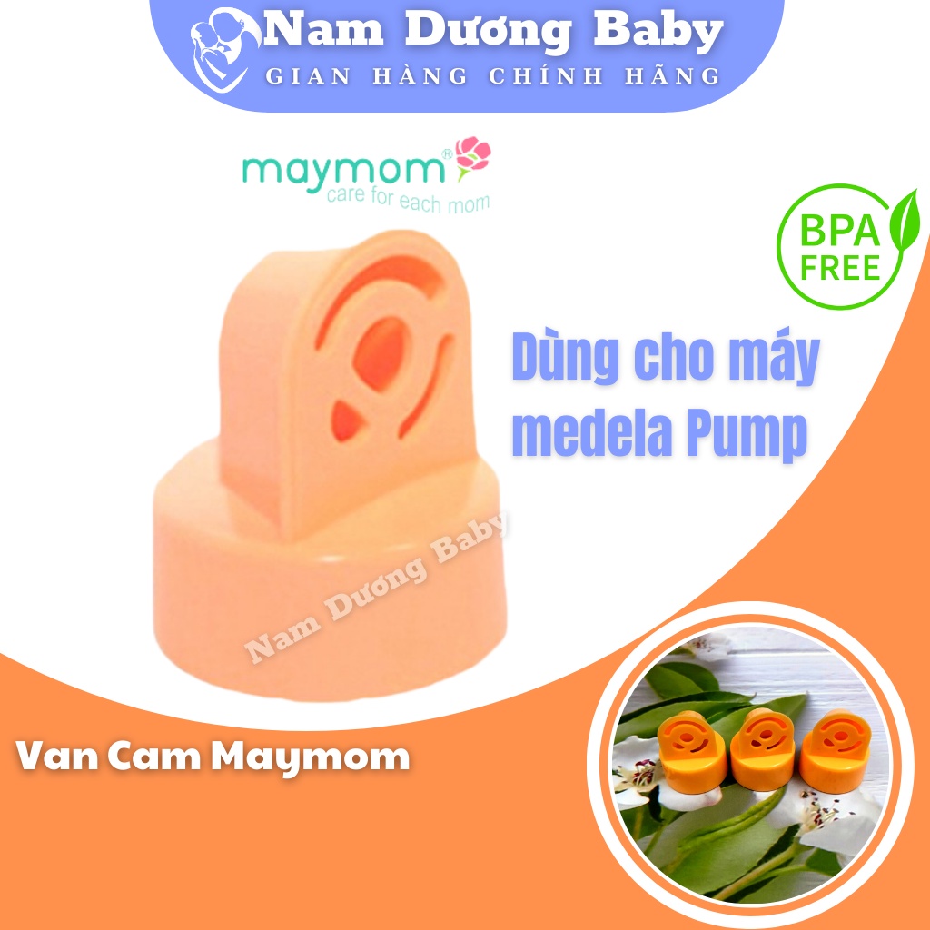 Phụ kiện máy hút sữa| Van vàng Maymom - Tương thích với máy Medela (Pump in Style, Symphony, Swing đơn, Harmony, Mini E