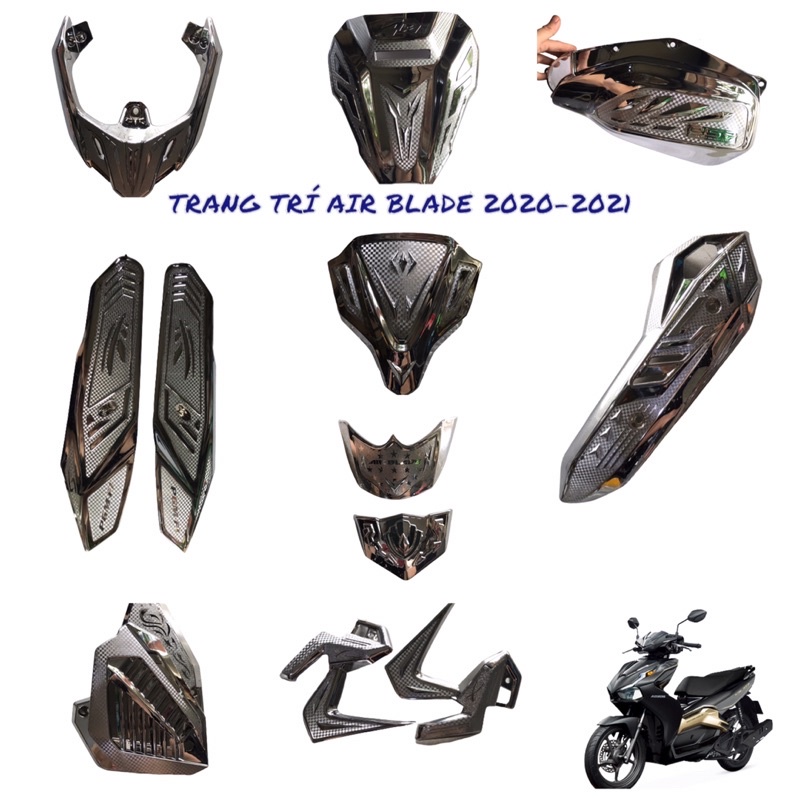 ốp trang trí air blade ab airblade 2020 2021 2022 crom tùy chọn