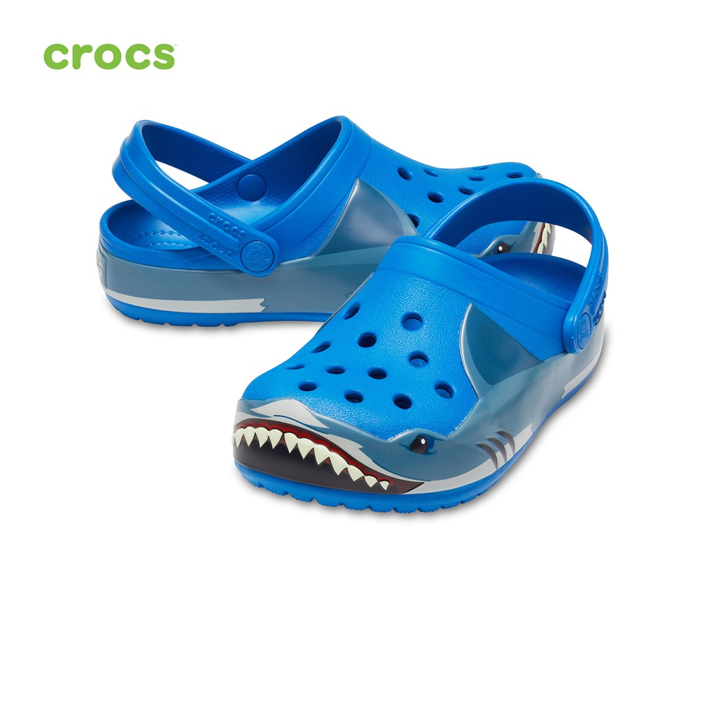 Giày Trẻ em Crocs Fun Lab Shark Band Clog - 206271-4JL