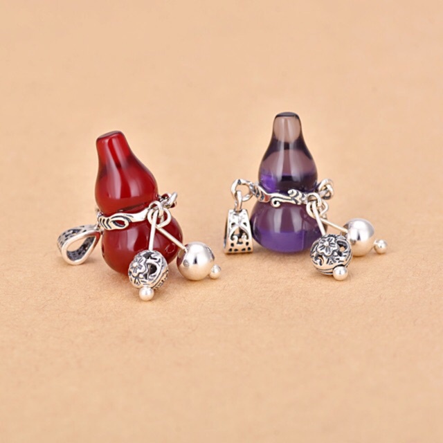 KHO SỈ  Mặt dây chuyền hồ lô bạc - Hàng bạc tốt loại 1 cực đẹp PH286