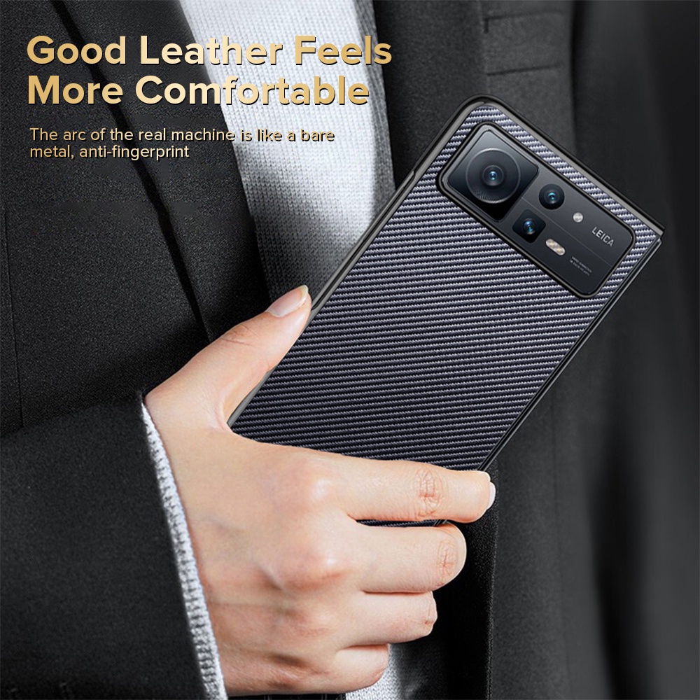Ốp Điện Thoại Sợi Carbon Chống Sốc Cho Xiaomi Mix Fold 2 Mix Fold2 Mi Mix Fold2
