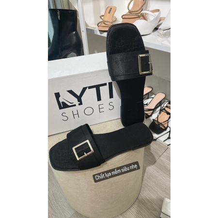 Dép Lụa Khoá Vuông G97