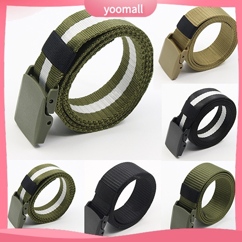 Thắt Lưng Nylon Có Khóa Phong Cách Quân Đội Thời Trang Cho Nam