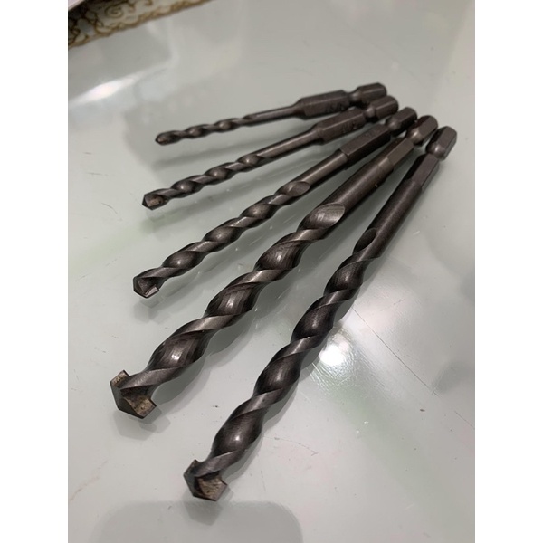 Bộ mũi khoan tường khoan bê tông chuôi lục giác lắp vừa máy khoan pin