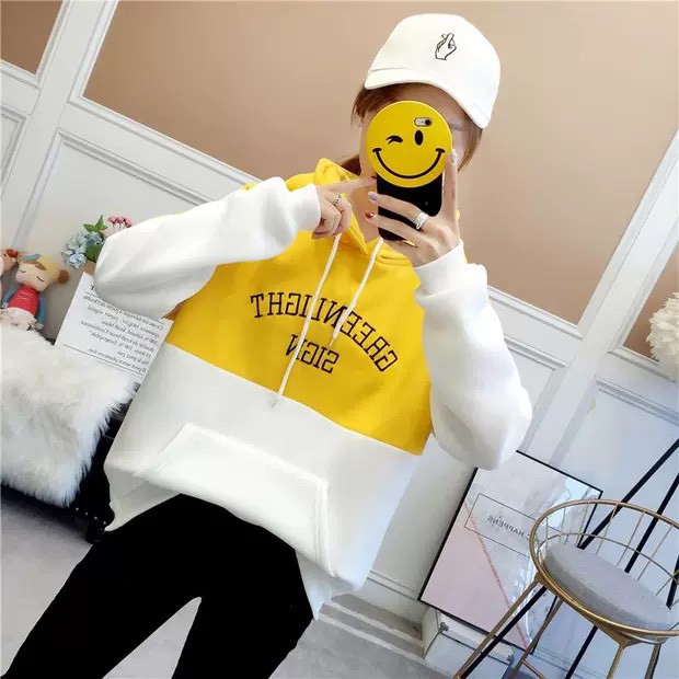 ÁO HOODIE NỮ GREEN LIGHT SIÊU CUTE KN23 | BigBuy360 - bigbuy360.vn