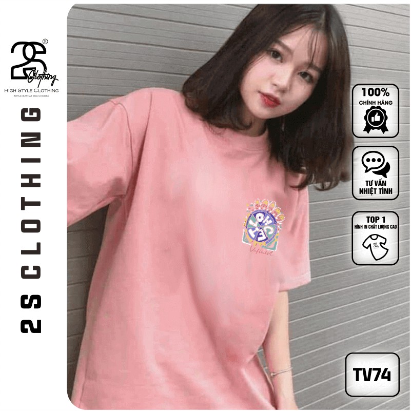 Áo Thun Trơn Form Rộng 2s Clothing Áo Phông Trơn Unisex Nam Nữ Streetwear Cotton Oversize Giá Rẻ Ký Tự La Mã Chất TV74 | BigBuy360 - bigbuy360.vn