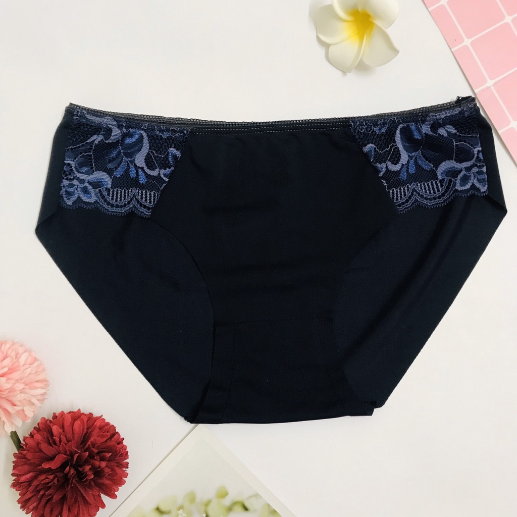 Quần lót nữ cotton trơn thun lạnh sexy cute cao cấp kháng khuẩn có BIGSIZE 80kg LINH CHIPI QL01 | BigBuy360 - bigbuy360.vn