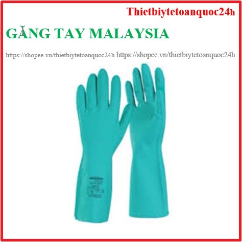 [Có sẵn] Găng tay chịu hóa chất NK Malaysia chính hãng: bền, dai, mềm, không mùi khó chịu