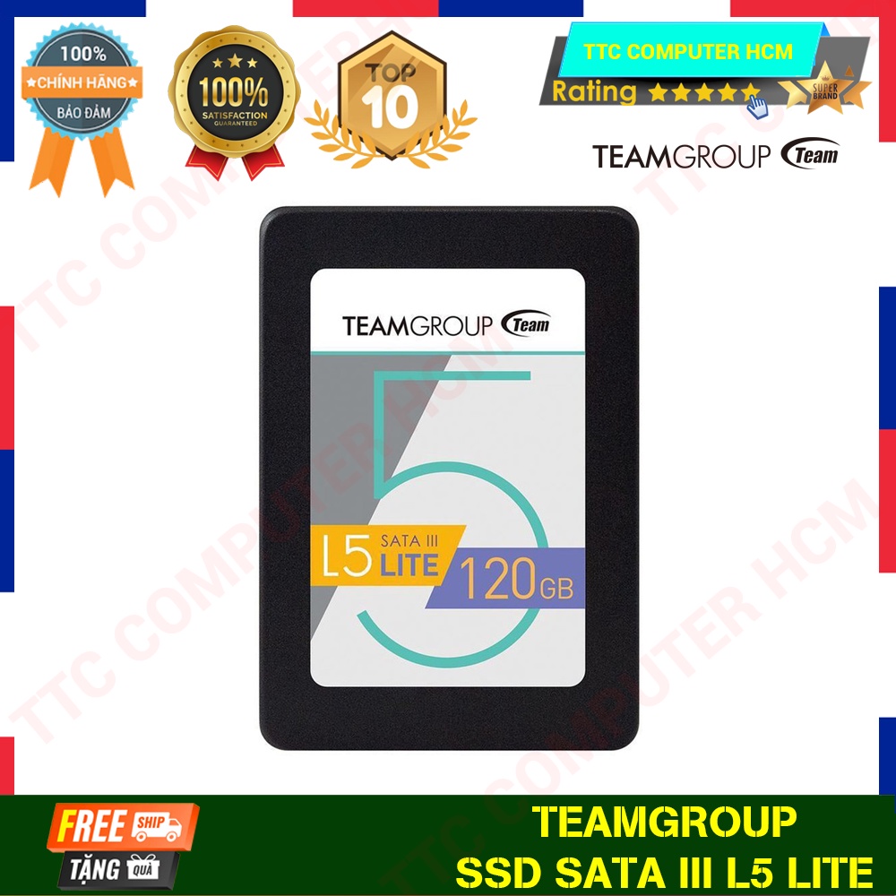 TEAMGROUP L5 LITE | Ổ cứng SSD Team Group L5 LITE 60/120/240/480GB 2.5" 7mm Sata III - HÀNG CHÍNH HÃNG TTC COMPUTER HCM