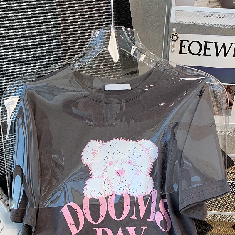 NRVP Áo Thun Nữ Tay Ngắn In Hình Phong Cách Hàn Quốc Thời Trang Mùa Hè 2022