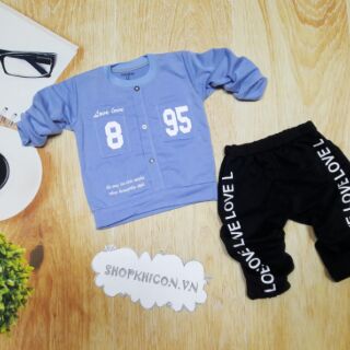 Combo 5 bộ da cá cho bé trai size số 5