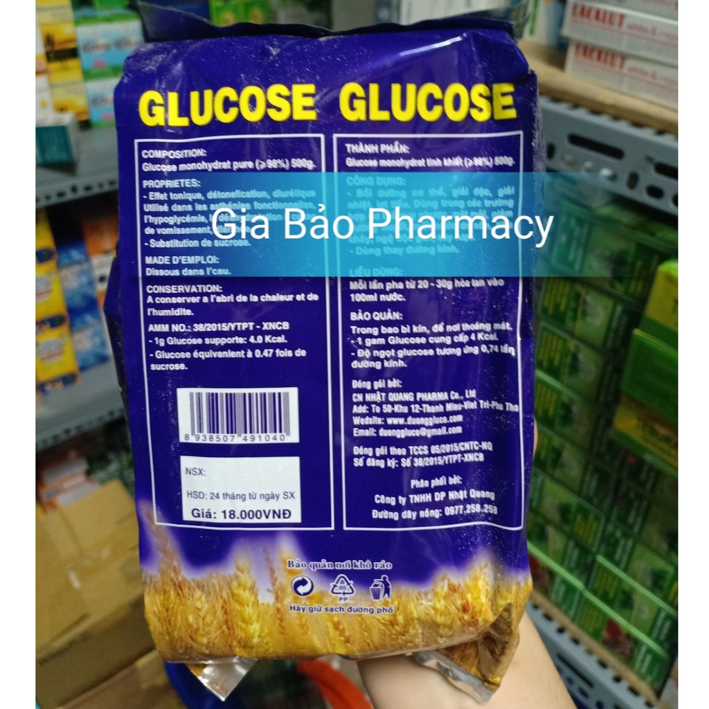 Đường GLUCOSE 200g và 500g