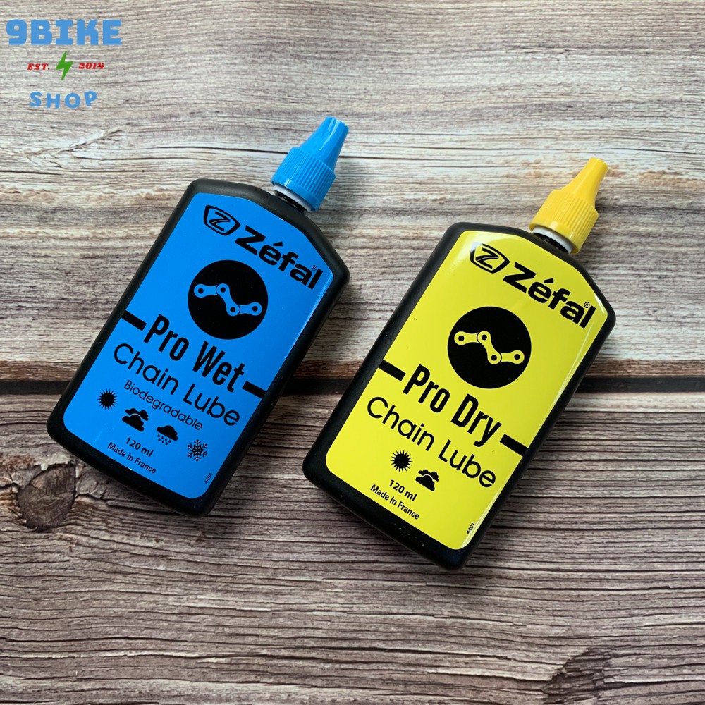 Dầu nhớt bôi trơn xe đạp cao cấp Zéfal 120ml Dry - WET