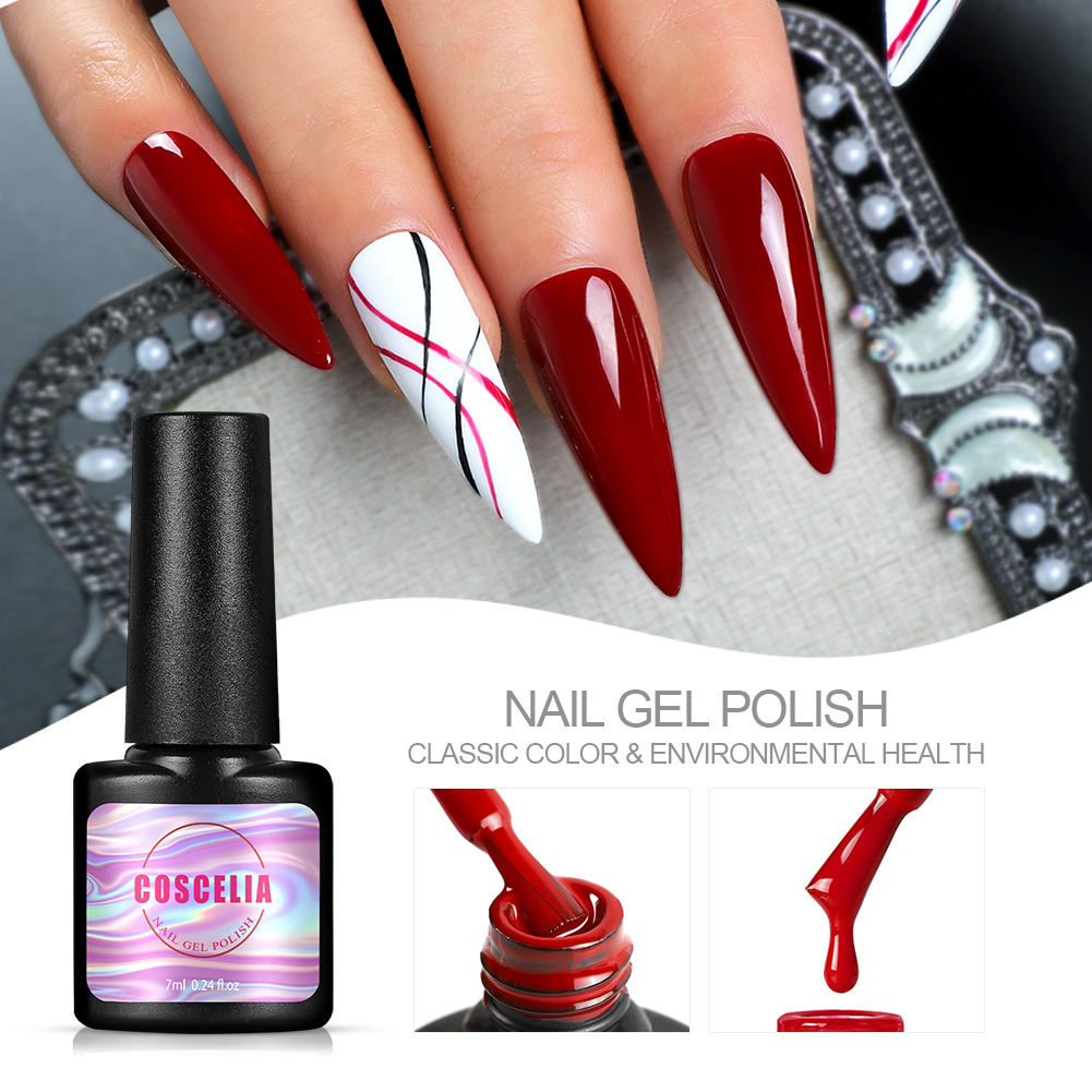 Gel sơn móng tay Coscelia 32 màu tùy chọn 7ml chuyên dụng
