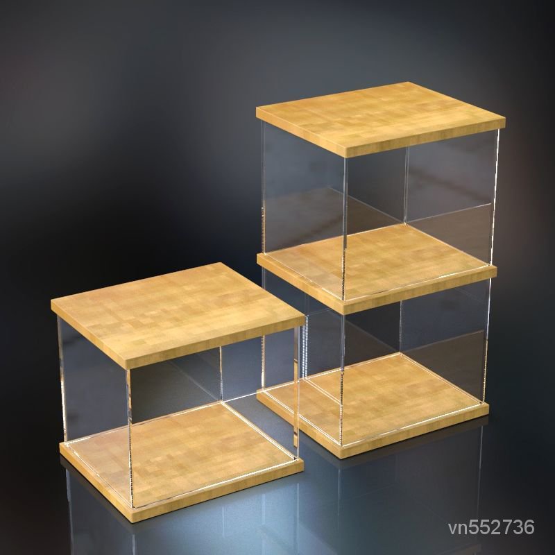 Tủ Trưng Bày Để Làm Hiển Thị Trong Suốt Acrylic Hộp Búp Bê Xe Ô Tô Hộp Lưu Trữ Mẫu Bụi Che Hộp Hiển Thị