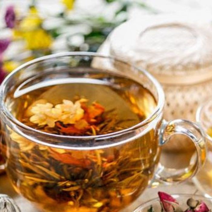 Trà Hoa Ngũ Cốc Thanh Lọc Cơ Thể, trà gạo lứt xạ đen giảm cân giải nhiệt mát gan, dễ ngủ, giảm mỡ bụng - TNC