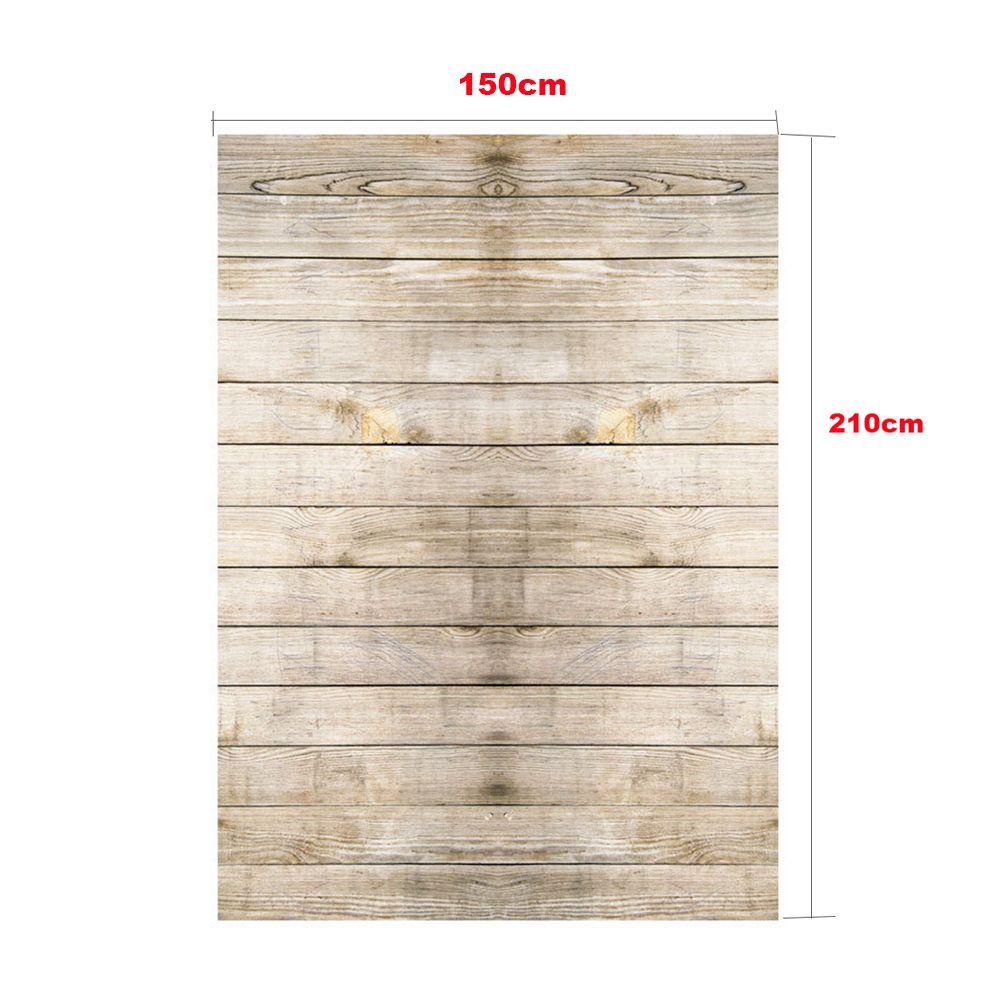 Tấm Phông Nền Chụp Ảnh Họa Tiết Vân Gỗ 3D 1.5 * 2.1m
